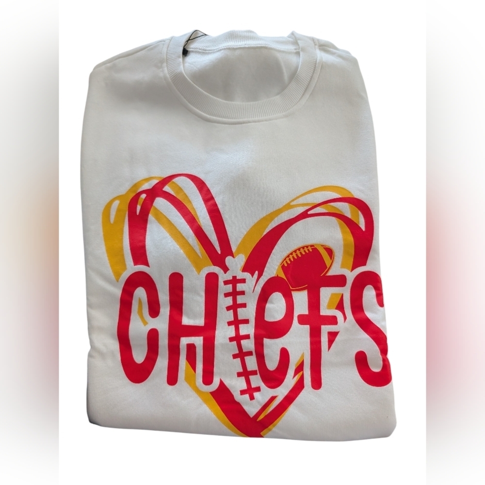 NWT KC Chiefs Pullover- Size Small